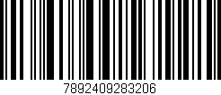 Código de barras (EAN, GTIN, SKU, ISBN): '7892409283206'