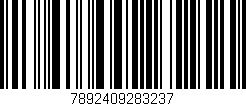 Código de barras (EAN, GTIN, SKU, ISBN): '7892409283237'