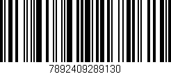 Código de barras (EAN, GTIN, SKU, ISBN): '7892409289130'