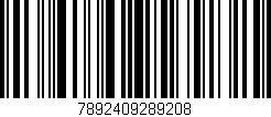 Código de barras (EAN, GTIN, SKU, ISBN): '7892409289208'