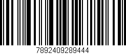 Código de barras (EAN, GTIN, SKU, ISBN): '7892409289444'