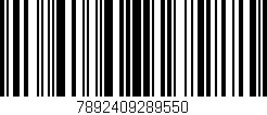 Código de barras (EAN, GTIN, SKU, ISBN): '7892409289550'
