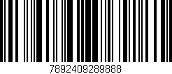 Código de barras (EAN, GTIN, SKU, ISBN): '7892409289888'