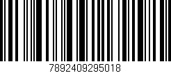 Código de barras (EAN, GTIN, SKU, ISBN): '7892409295018'