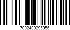 Código de barras (EAN, GTIN, SKU, ISBN): '7892409295056'