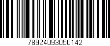 Código de barras (EAN, GTIN, SKU, ISBN): '78924093050142'