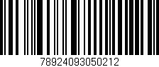 Código de barras (EAN, GTIN, SKU, ISBN): '78924093050212'