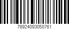 Código de barras (EAN, GTIN, SKU, ISBN): '78924093050761'