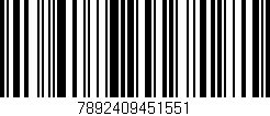 Código de barras (EAN, GTIN, SKU, ISBN): '7892409451551'