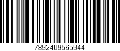 Código de barras (EAN, GTIN, SKU, ISBN): '7892409565944'
