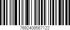Código de barras (EAN, GTIN, SKU, ISBN): '7892409567122'