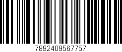 Código de barras (EAN, GTIN, SKU, ISBN): '7892409567757'