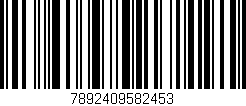 Código de barras (EAN, GTIN, SKU, ISBN): '7892409582453'