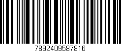 Código de barras (EAN, GTIN, SKU, ISBN): '7892409587816'