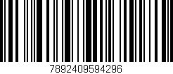 Código de barras (EAN, GTIN, SKU, ISBN): '7892409594296'