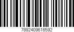 Código de barras (EAN, GTIN, SKU, ISBN): '7892409616592'