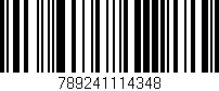Código de barras (EAN, GTIN, SKU, ISBN): '789241114348'