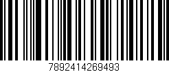 Código de barras (EAN, GTIN, SKU, ISBN): '7892414269493'
