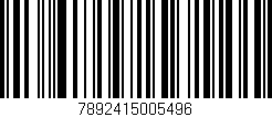 Código de barras (EAN, GTIN, SKU, ISBN): '7892415005496'