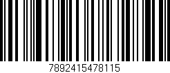 Código de barras (EAN, GTIN, SKU, ISBN): '7892415478115'