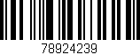 Código de barras (EAN, GTIN, SKU, ISBN): '78924239'