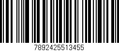 Código de barras (EAN, GTIN, SKU, ISBN): '7892425513455'