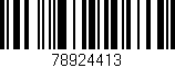 Código de barras (EAN, GTIN, SKU, ISBN): '78924413'