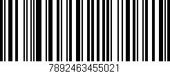 Código de barras (EAN, GTIN, SKU, ISBN): '7892463455021'