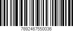 Código de barras (EAN, GTIN, SKU, ISBN): '7892467550036'