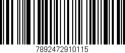 Código de barras (EAN, GTIN, SKU, ISBN): '7892472910115'