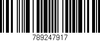 Código de barras (EAN, GTIN, SKU, ISBN): '789247917'