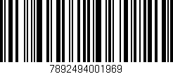 Código de barras (EAN, GTIN, SKU, ISBN): '7892494001969'