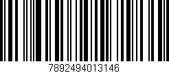 Código de barras (EAN, GTIN, SKU, ISBN): '7892494013146'