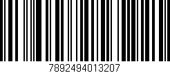 Código de barras (EAN, GTIN, SKU, ISBN): '7892494013207'