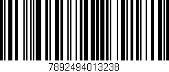 Código de barras (EAN, GTIN, SKU, ISBN): '7892494013238'