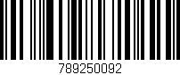 Código de barras (EAN, GTIN, SKU, ISBN): '789250092'