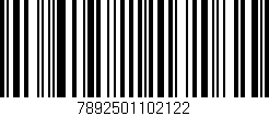 Código de barras (EAN, GTIN, SKU, ISBN): '7892501102122'
