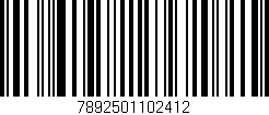 Código de barras (EAN, GTIN, SKU, ISBN): '7892501102412'