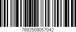 Código de barras (EAN, GTIN, SKU, ISBN): '7892509057042'