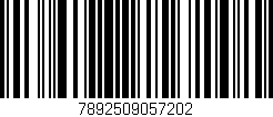 Código de barras (EAN, GTIN, SKU, ISBN): '7892509057202'