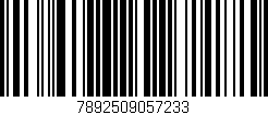 Código de barras (EAN, GTIN, SKU, ISBN): '7892509057233'