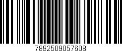 Código de barras (EAN, GTIN, SKU, ISBN): '7892509057608'