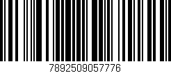 Código de barras (EAN, GTIN, SKU, ISBN): '7892509057776'