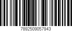 Código de barras (EAN, GTIN, SKU, ISBN): '7892509057943'