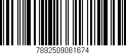 Código de barras (EAN, GTIN, SKU, ISBN): '7892509061674'