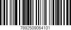 Código de barras (EAN, GTIN, SKU, ISBN): '7892509064101'