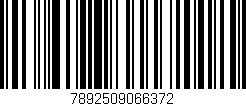 Código de barras (EAN, GTIN, SKU, ISBN): '7892509066372'