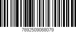 Código de barras (EAN, GTIN, SKU, ISBN): '7892509068079'