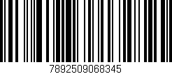 Código de barras (EAN, GTIN, SKU, ISBN): '7892509068345'