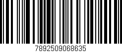Código de barras (EAN, GTIN, SKU, ISBN): '7892509068635'